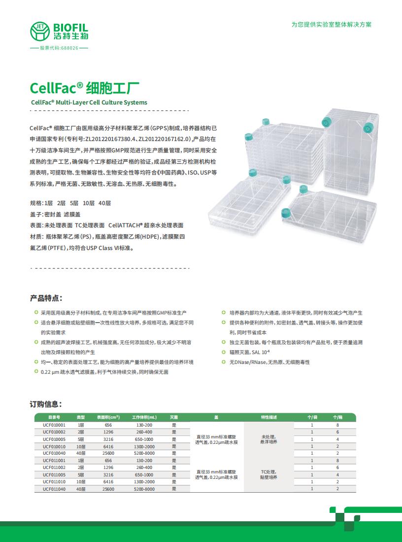 CellFac? 细胞工厂